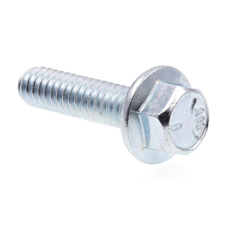 PRIME-LINE Serrated Flange Bolts 1/4in-20 X 1in Zinc Plated Case Hard Steel 25PK 9090665